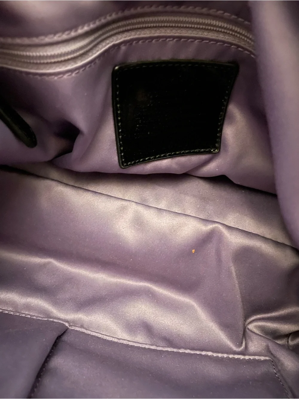Coach Black Logo-Embossed Dome Satchel EUC